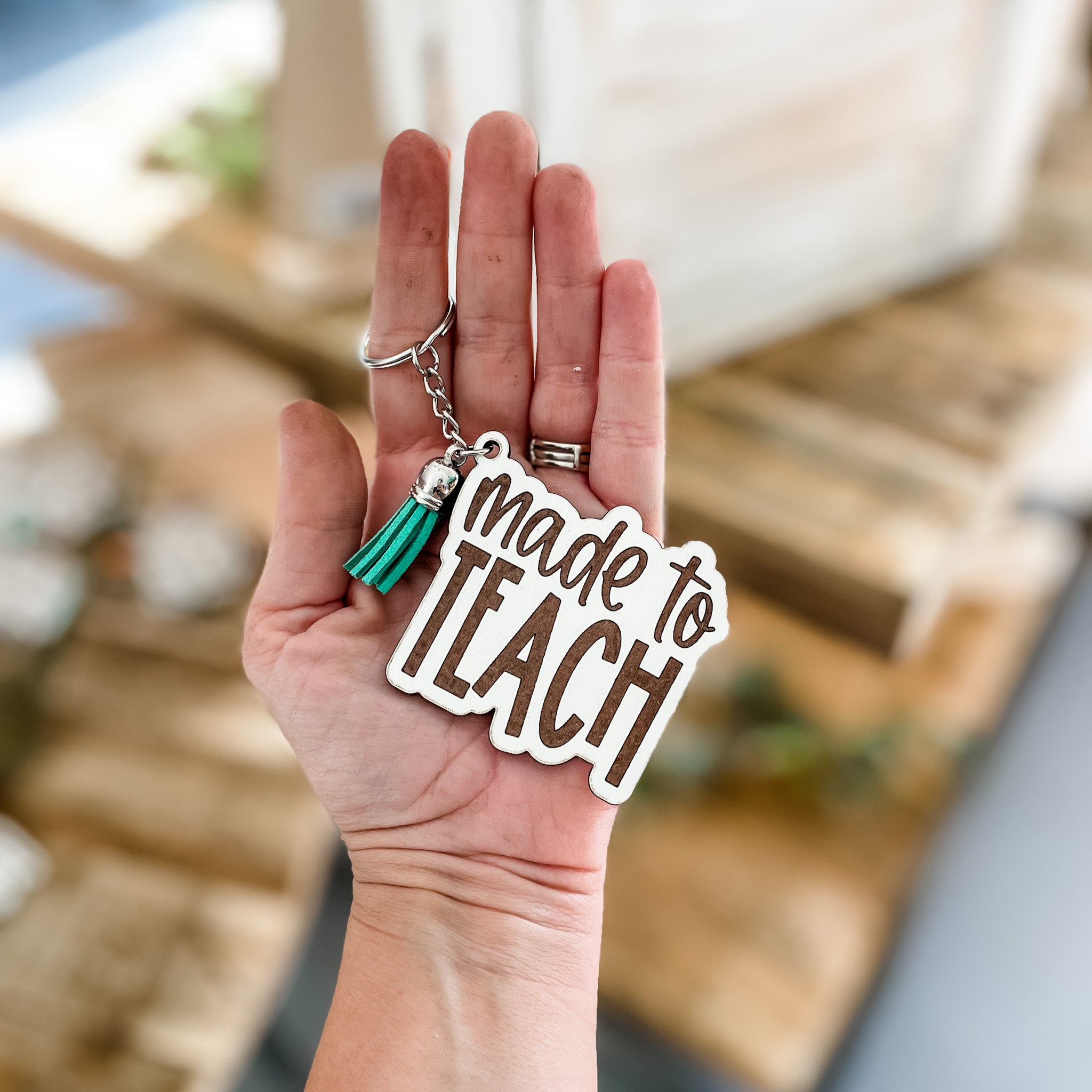 Made to Teach Keychain - Paisley Grace Makery