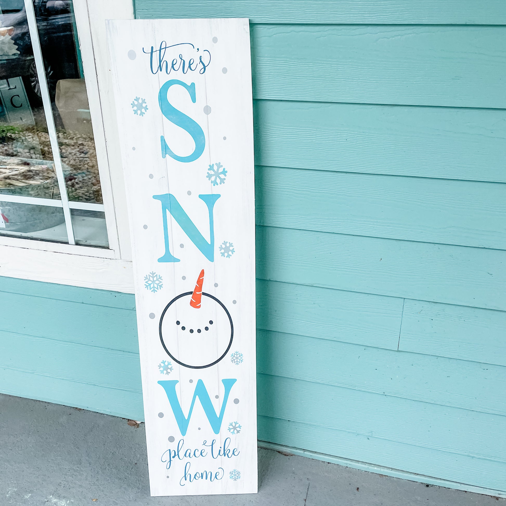 There's SNOW place like home (vertical): Plank Design - Paisley Grace Makery
