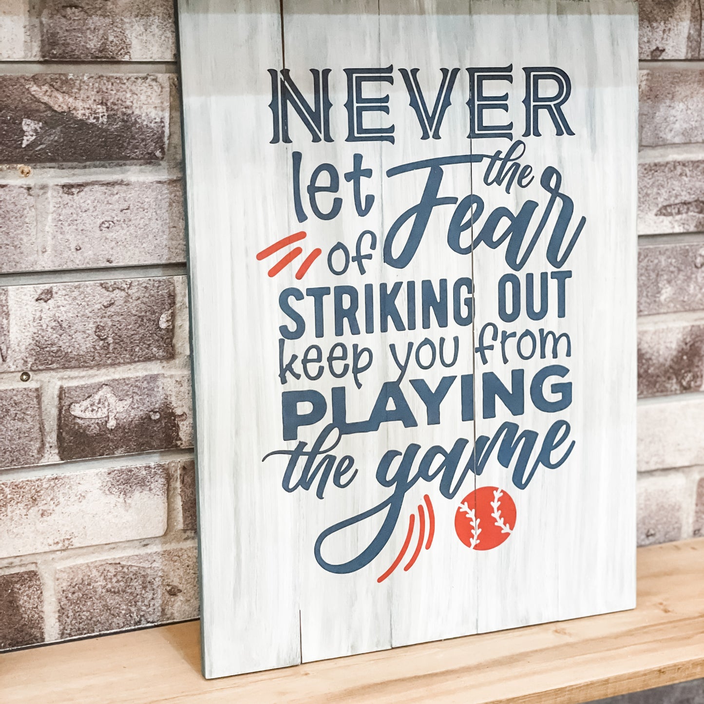 Never let the Fear of Striking out Keep you from Playing the Game: SIGNATURE DESIGN - Paisley Grace Makery