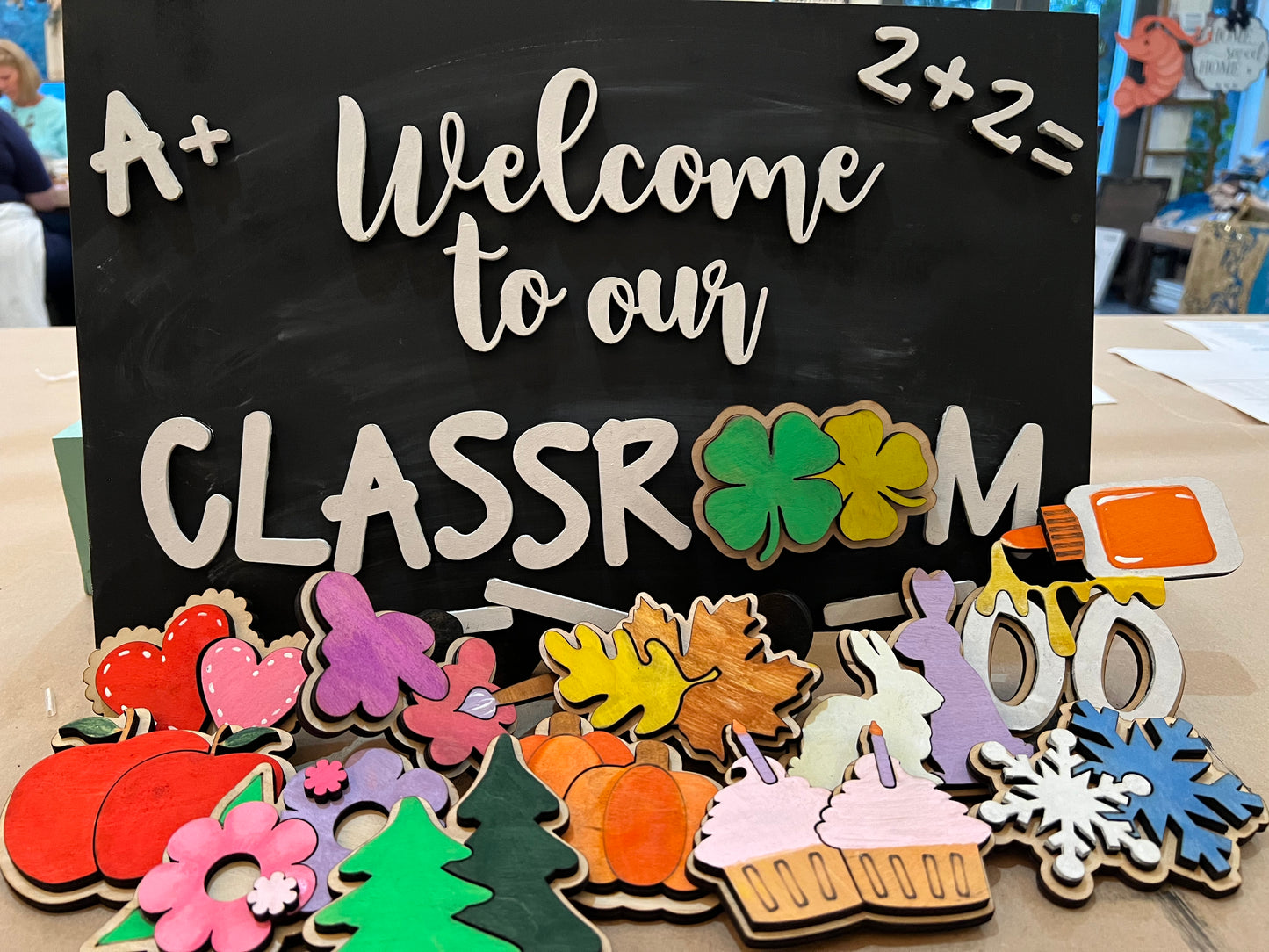 Welcome To Our Classroom Interchangeable P2374 Sign Collection