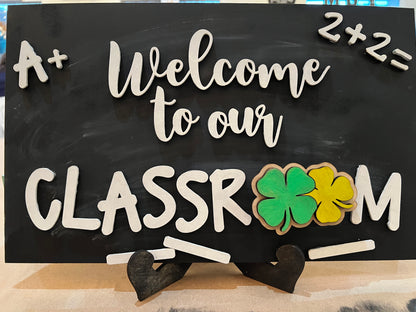 Welcome To Our Classroom Interchangeable P2374 Sign Collection