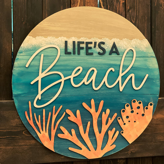 Life's a Beach: CIRCLE DOOR HANGER DESIGN - Paisley Grace Makery