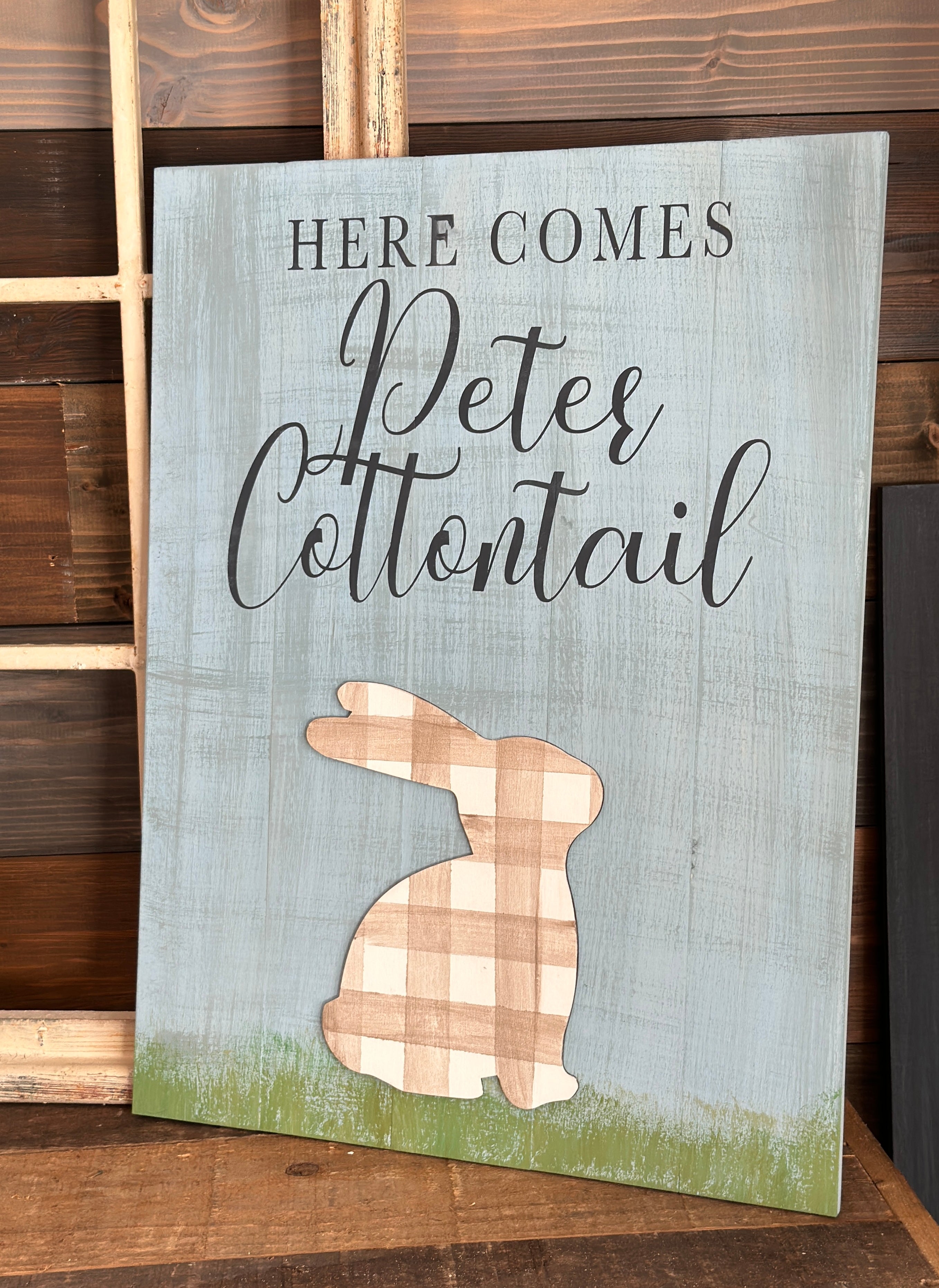 Here Comes Peter Cottontail with 3D Bunny: SIGNATURE DESIGN - Paisley Grace Makery