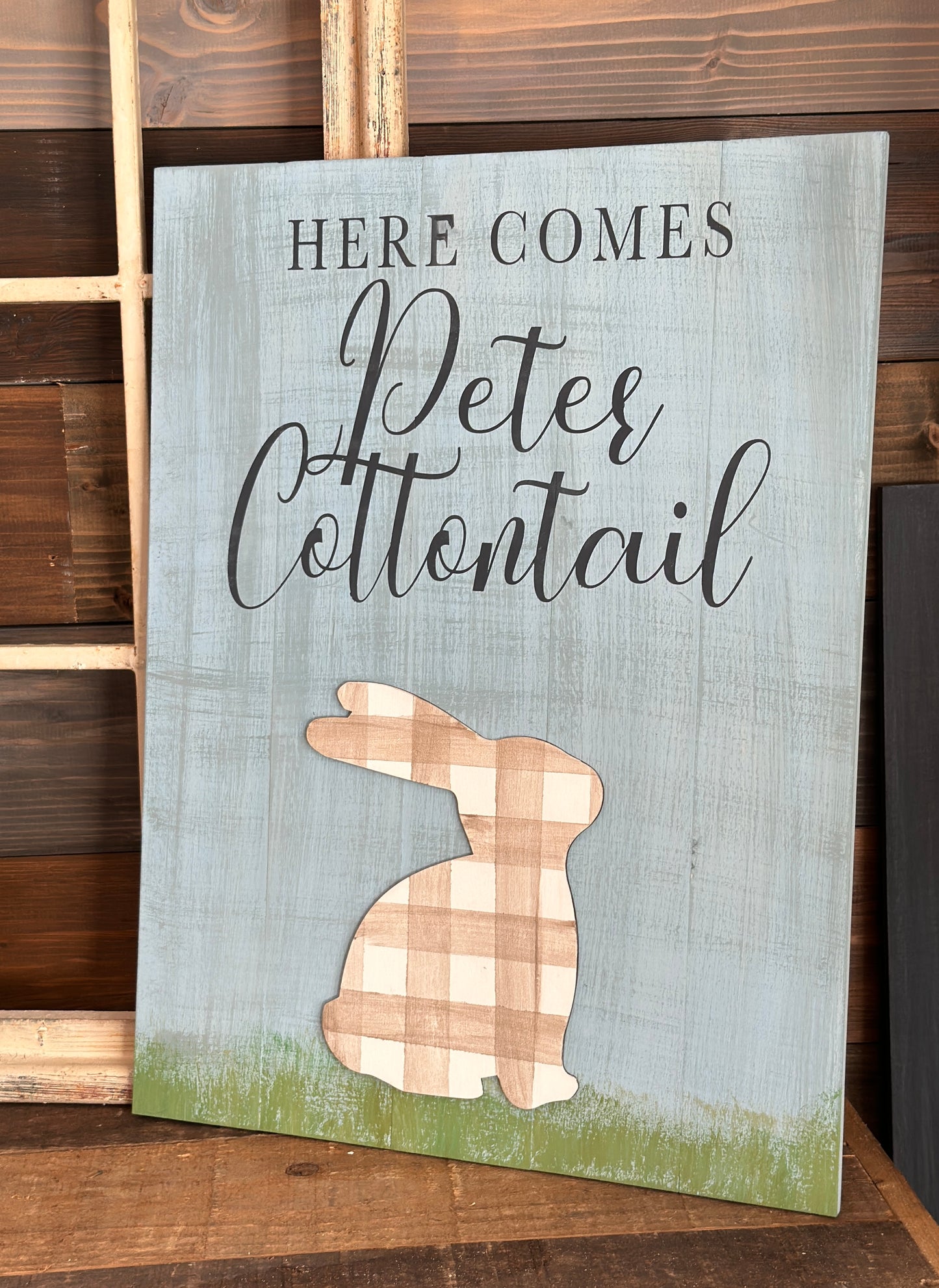 Here Comes Peter Cottontail with 3D Bunny: SIGNATURE DESIGN - Paisley Grace Makery