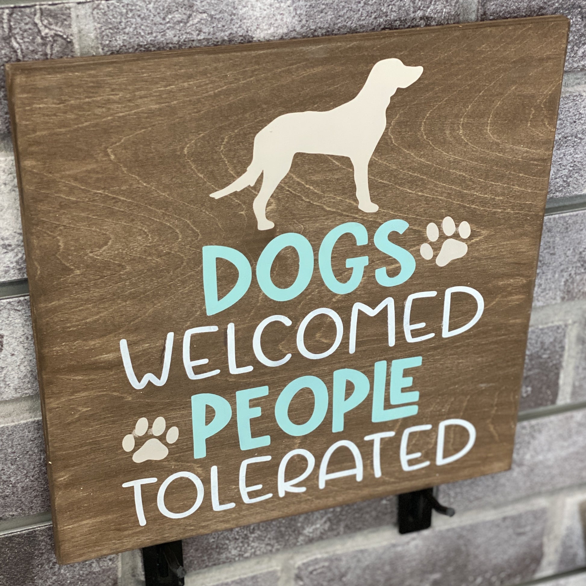 Dogs Welcome People Tolerated: SQUARE DESIGN - Paisley Grace Makery