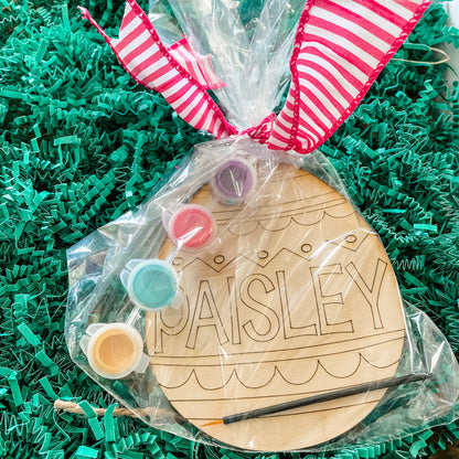 Easter Egg Personalized Craft Kit - Paisley Grace Makery