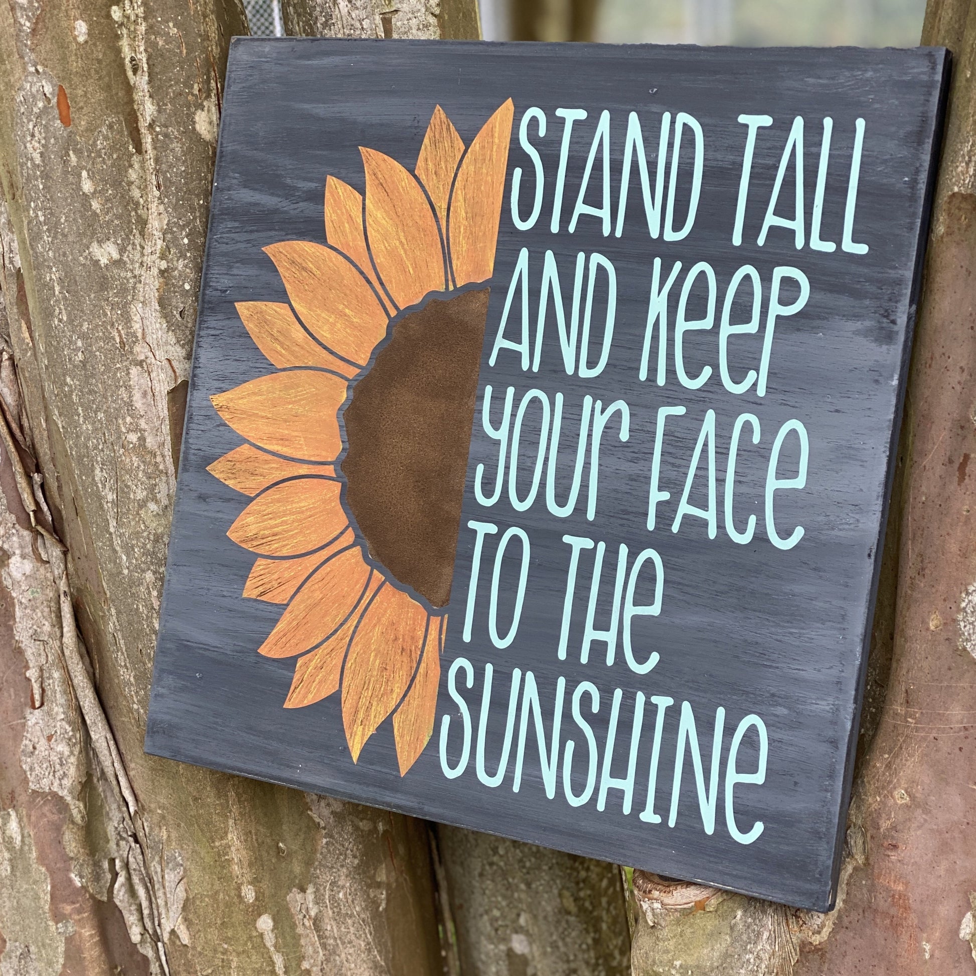 Stand Tall and Keep your Face to the Sunshine : SQUARE DESIGN - Paisley Grace Makery