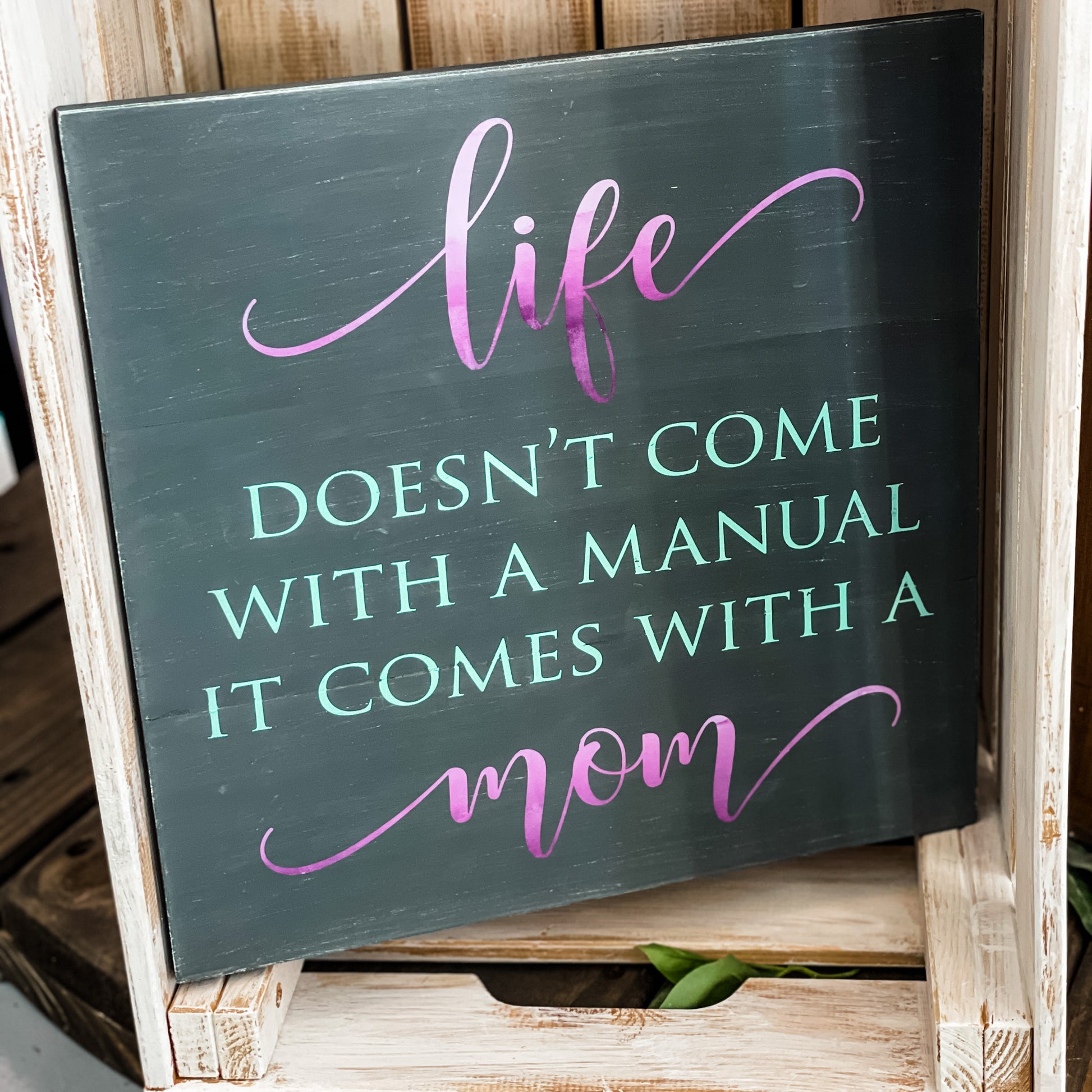 Life Doesn't Come with a Manual it Comes with a Mom: SQUARE DESIGN - Paisley Grace Makery