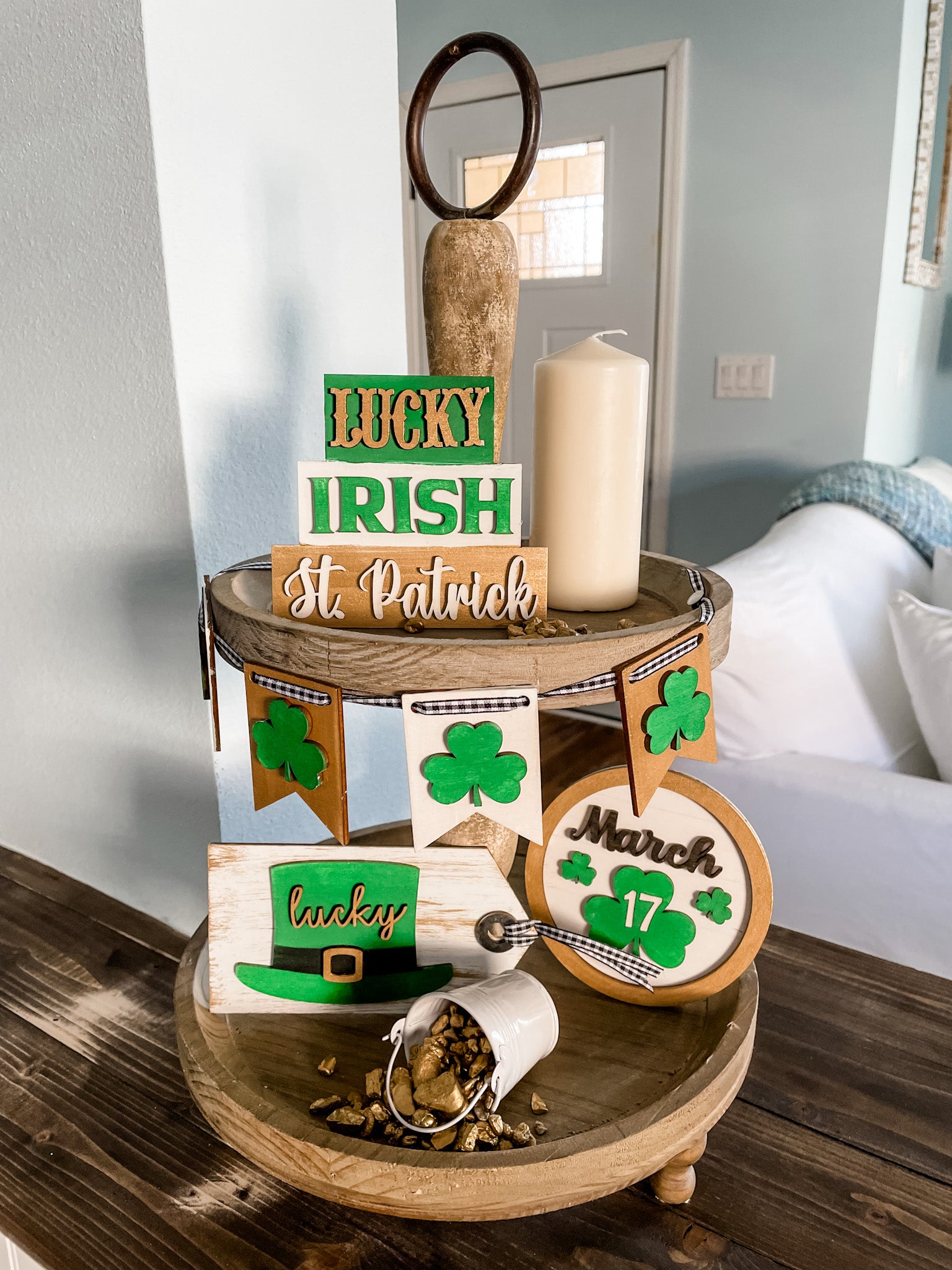 St. Patrick's Day: Tiered Tray Collections - Paisley Grace Makery