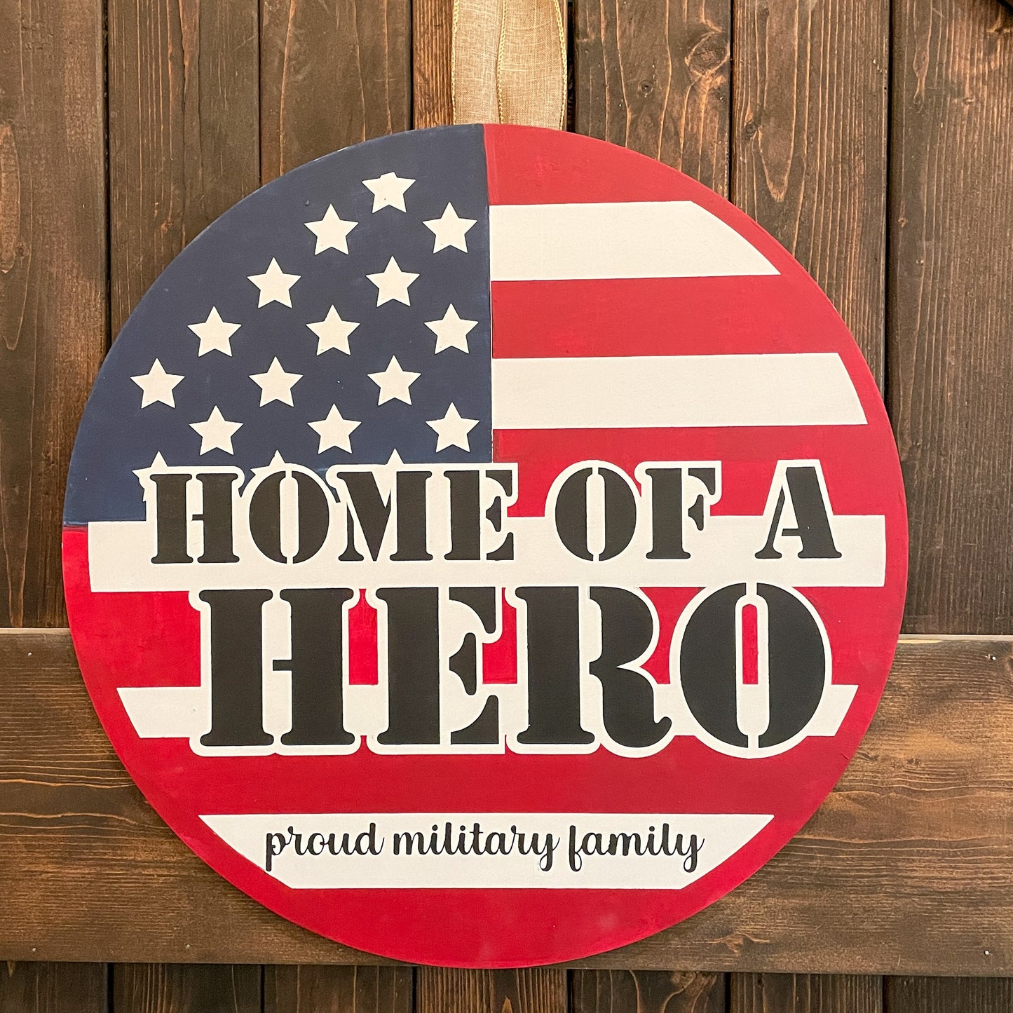 Home of a Hero Proud Military Family: ROUND DESIGN - Paisley Grace Makery