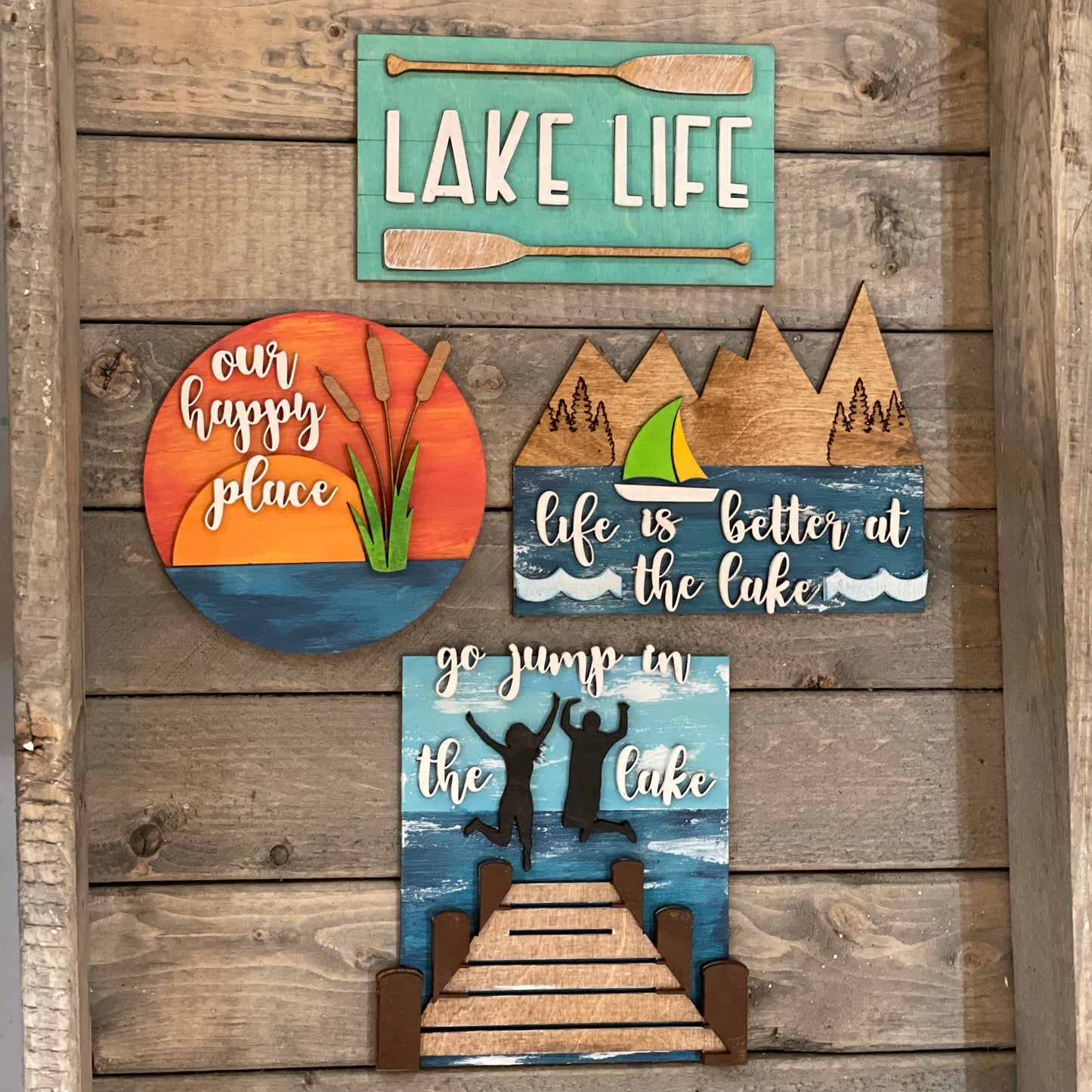 Lake Life: Tiered Tray Collections - Paisley Grace Makery
