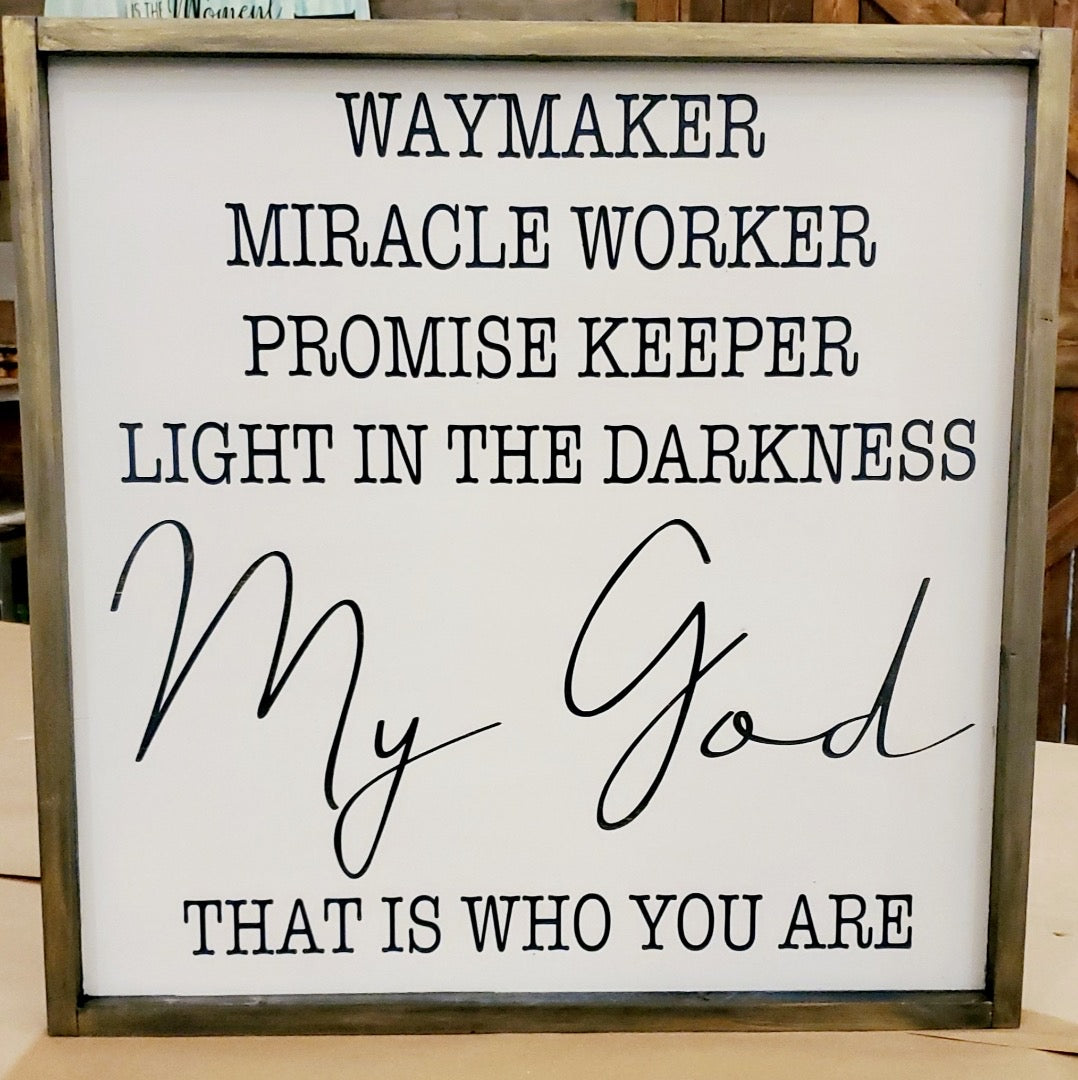 Waymaker: SQUARE DESIGN - Paisley Grace Makery