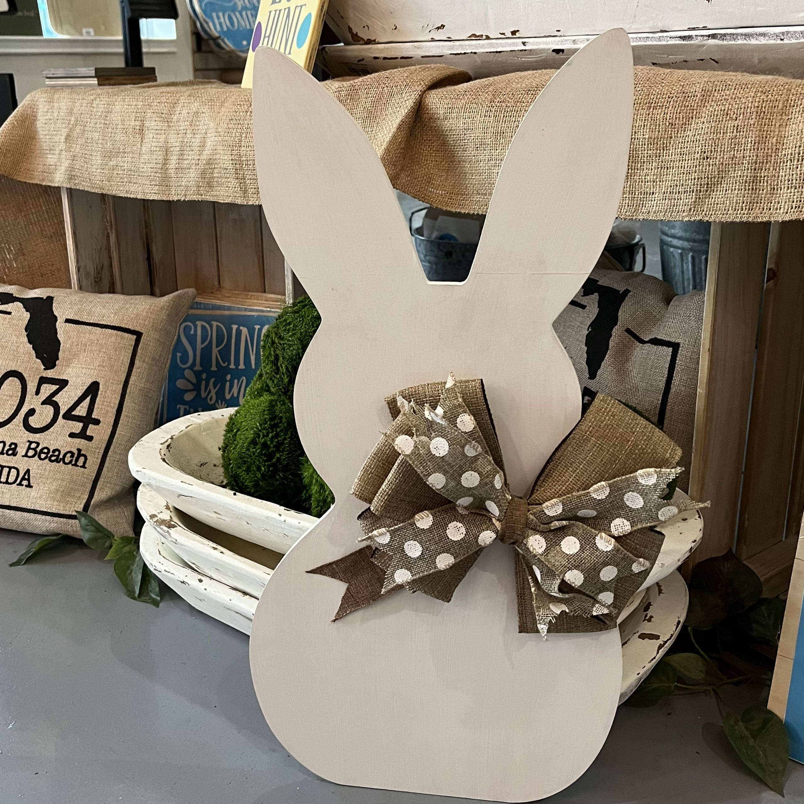 Painted Bunny Cut Out 21