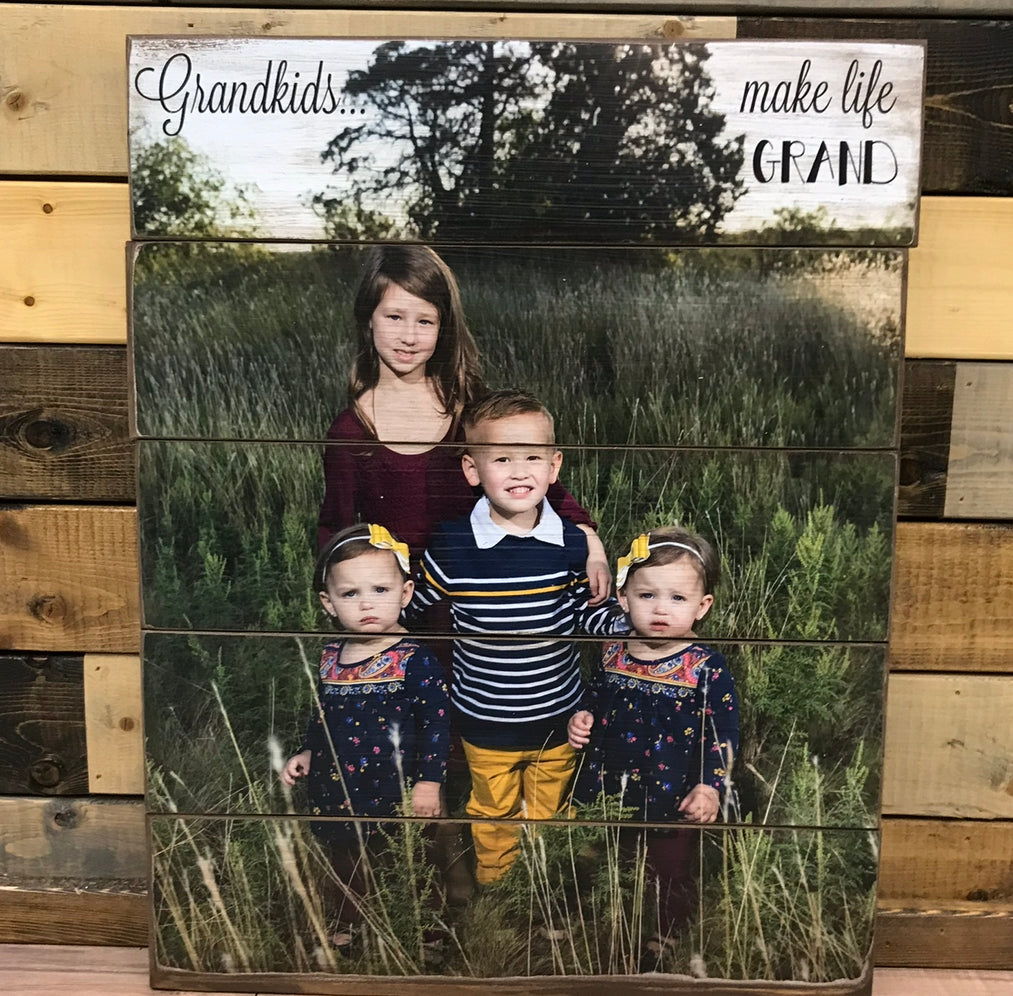 Wood Photo Blocks and Photo Pallets - Paisley Grace Makery