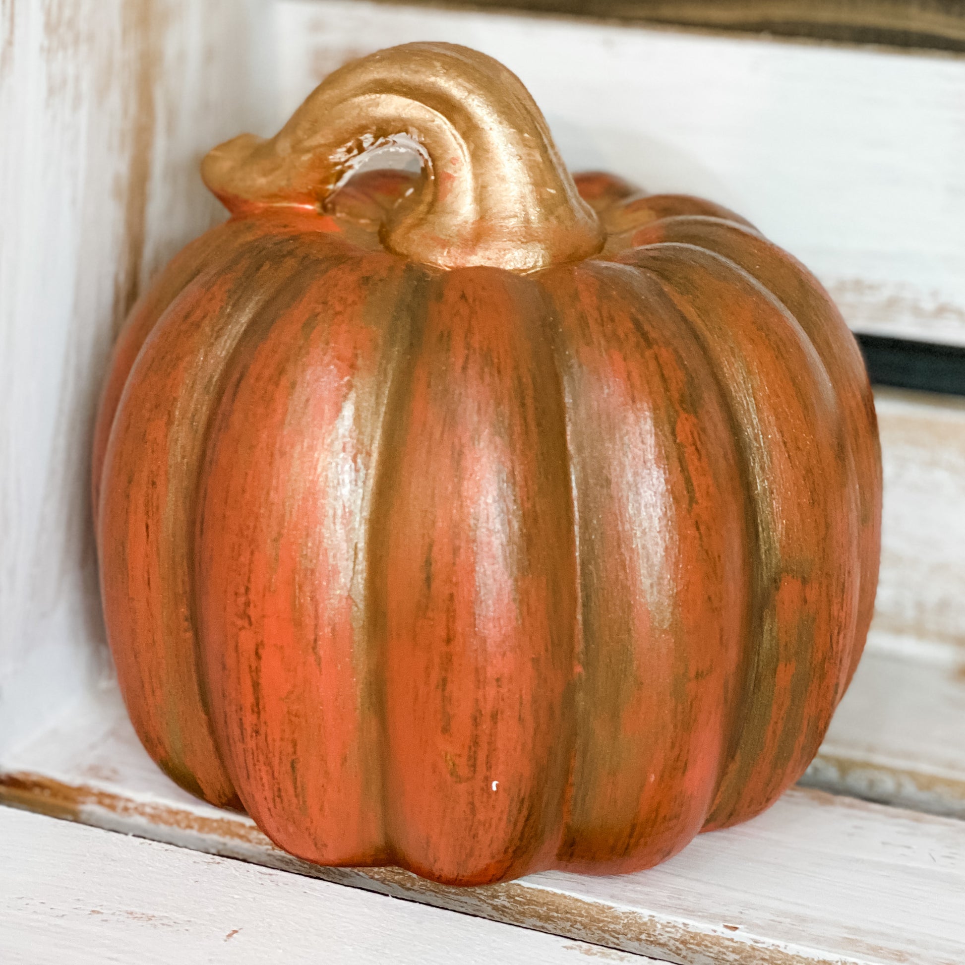 Chunky Gourd Pumpkin (5"H): Ceramics - Paisley Grace Makery