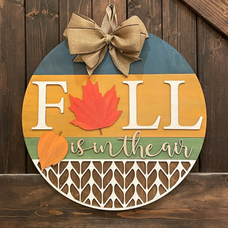 Fall is in the air: 3D Round Design & Swappable Design - Paisley Grace Makery