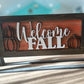 Welcome Fall: Shelf Stand Sign Insert