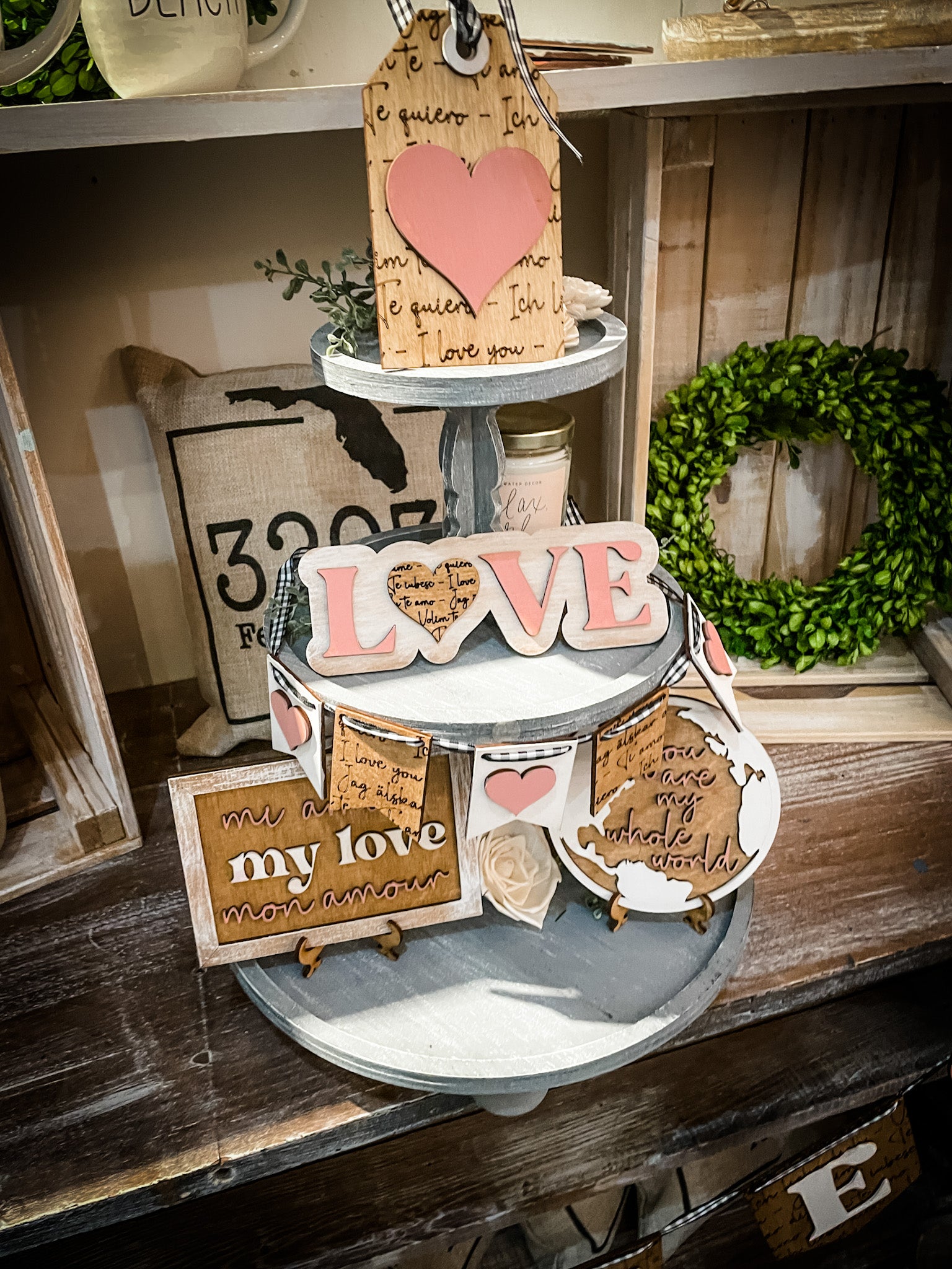 Love Languages: Tiered Tray Collections - Paisley Grace Makery