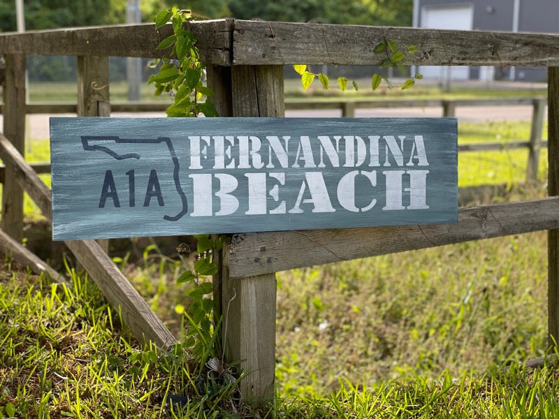 Fernandina Beach Florida A1A: PLANK DESIGN - Paisley Grace Makery