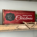 Days Until Christmas (Countdown): Plank Design - Paisley Grace Makery