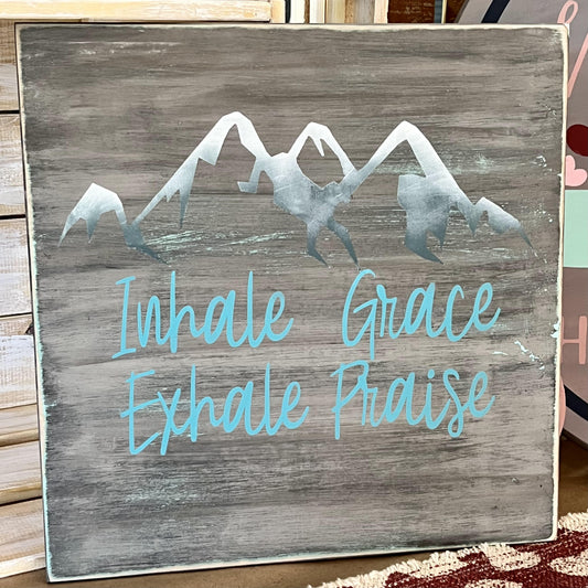 Inhale Grace Exhale Praise: SQUARE DESIGN - Paisley Grace Makery
