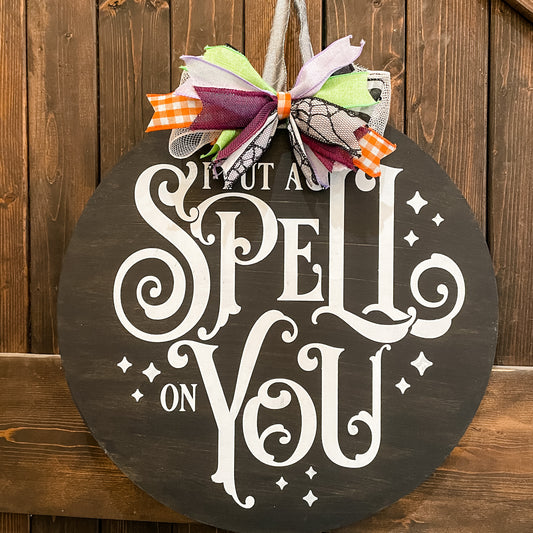 I put A Spell On You: Round Design & Swappable Design - Paisley Grace Makery
