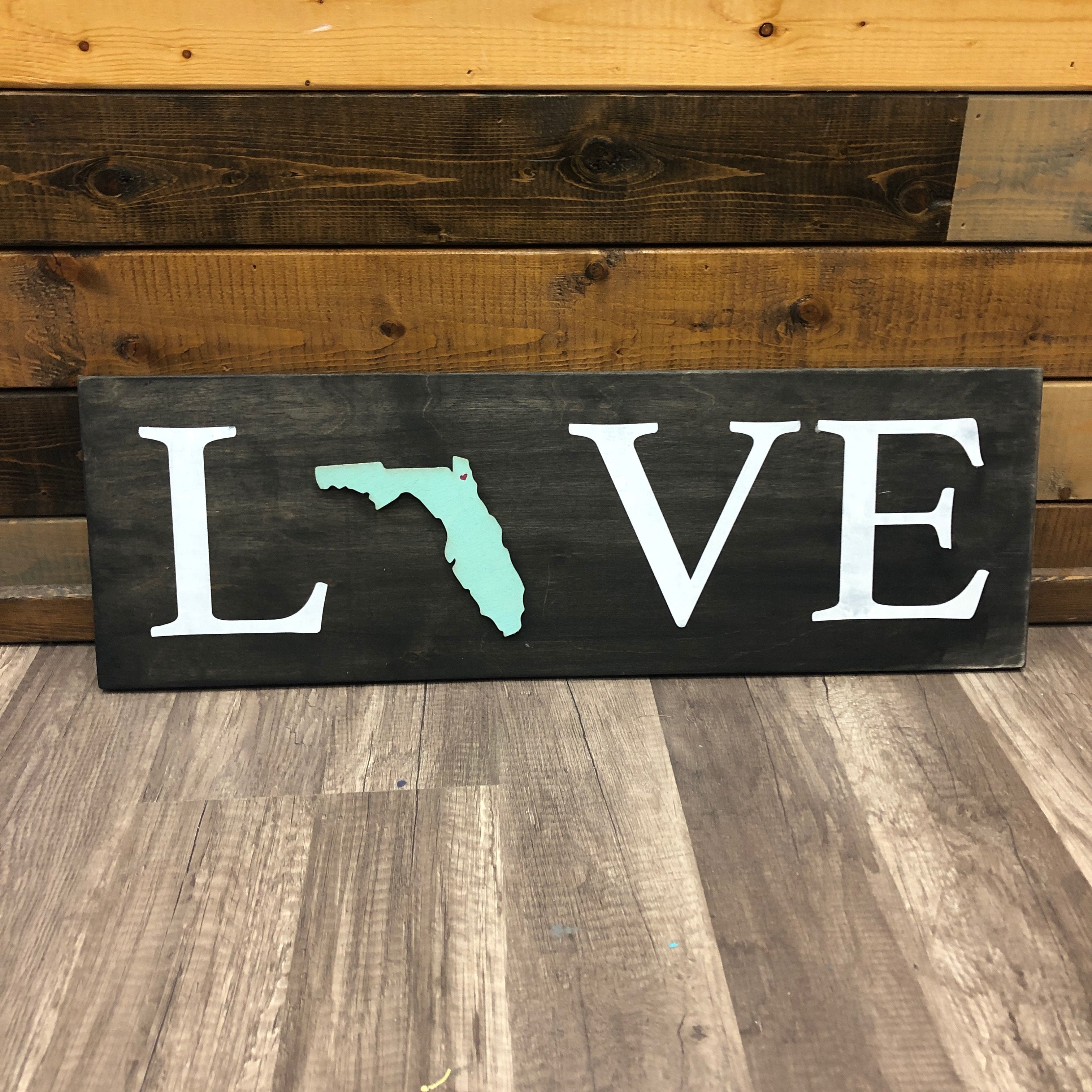 LOVE Horizontal Plank: INTERCHANGEABLE DESIGN - Paisley Grace Makery