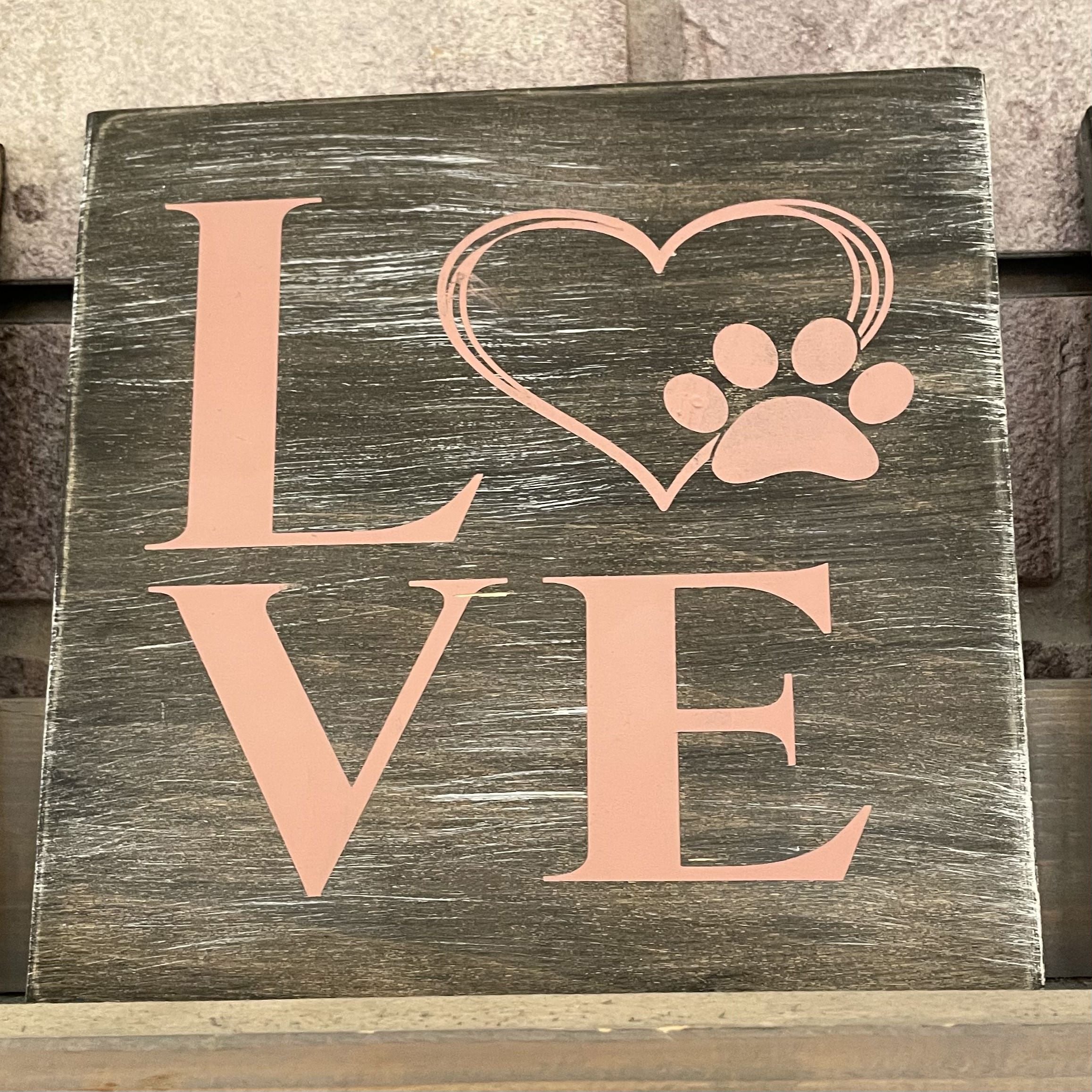 Love with Heart Pawprint: MINI DESIGN - Paisley Grace Makery