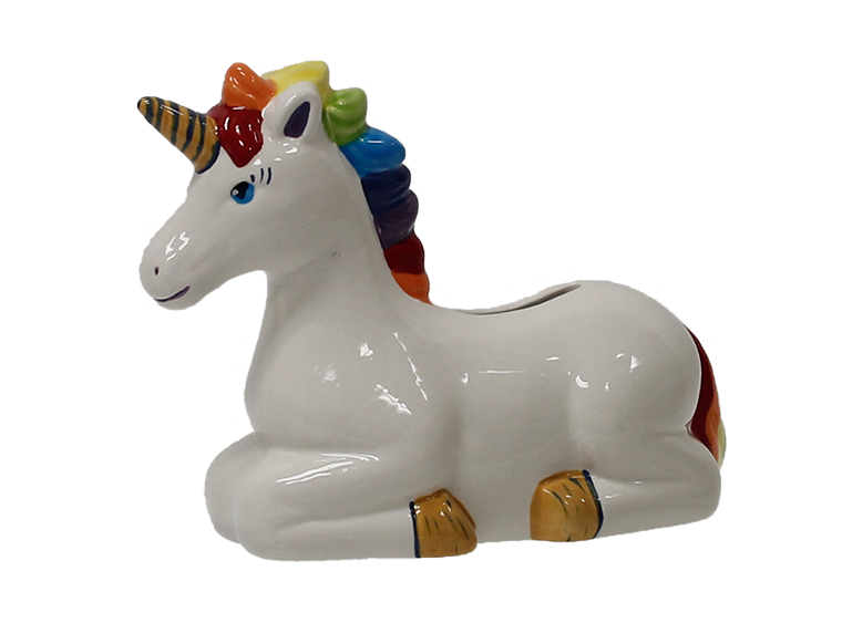 Majestic Unicorn Bank Ceramic - Paisley Grace Makery