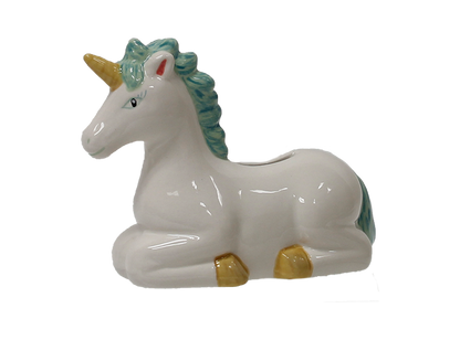 Majestic Unicorn Bank Ceramic - Paisley Grace Makery