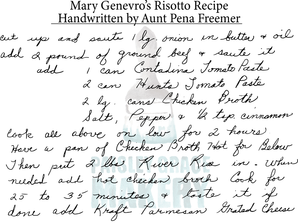 Luann's Family Recipe Cutting Boards