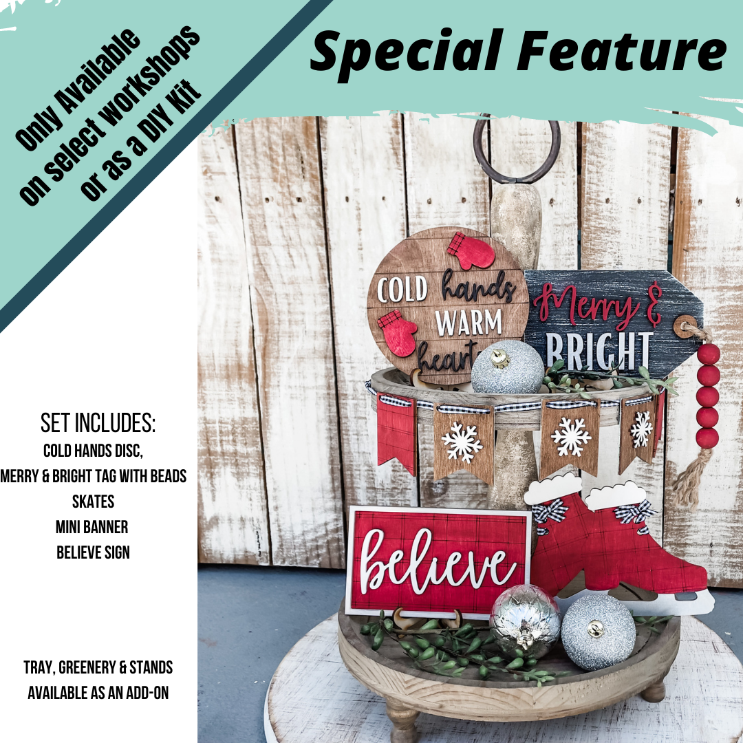 Merry & Bright: Tiered Tray Collections - Paisley Grace Makery