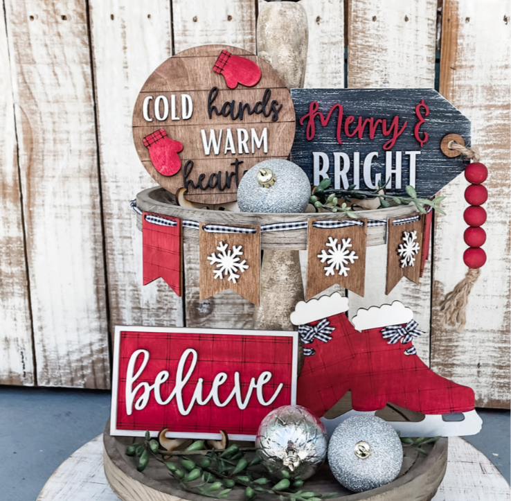 Merry & Bright: Tiered Tray Collections - Paisley Grace Makery