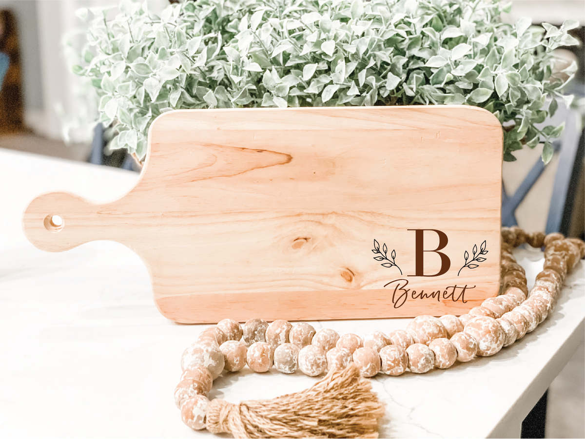 Engraved Cutting Board - Paisley Grace Makery