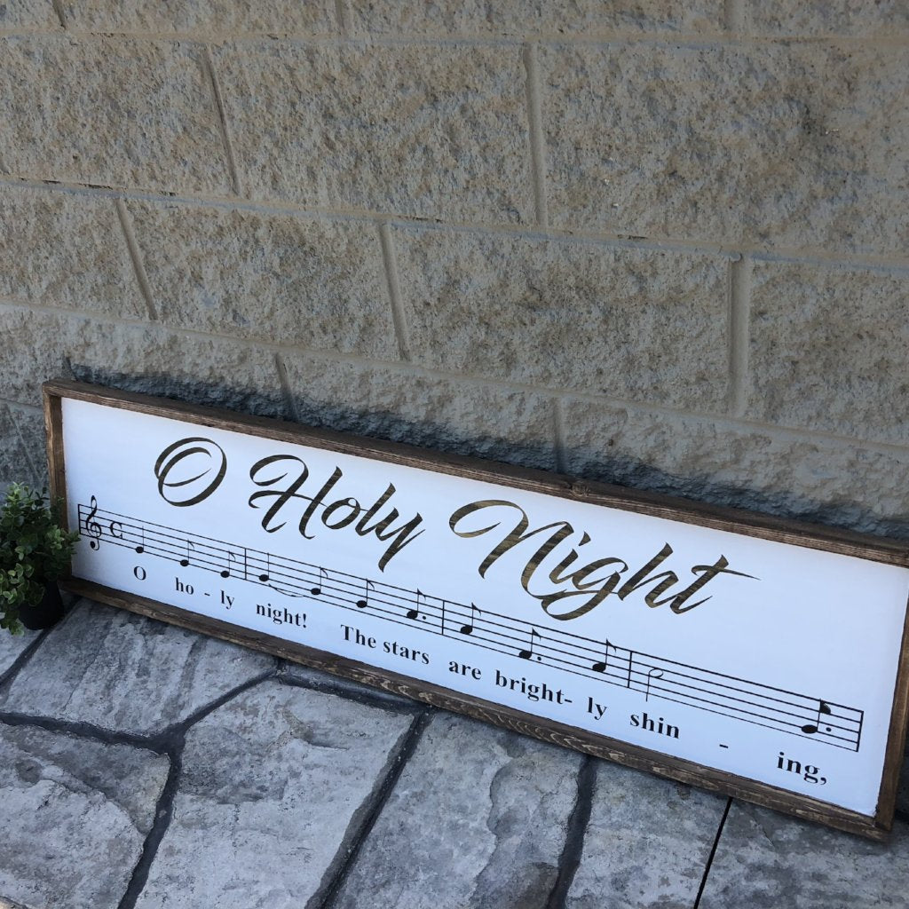 O Holy Night: SHEET MUSIC DESIGN - Paisley Grace Makery