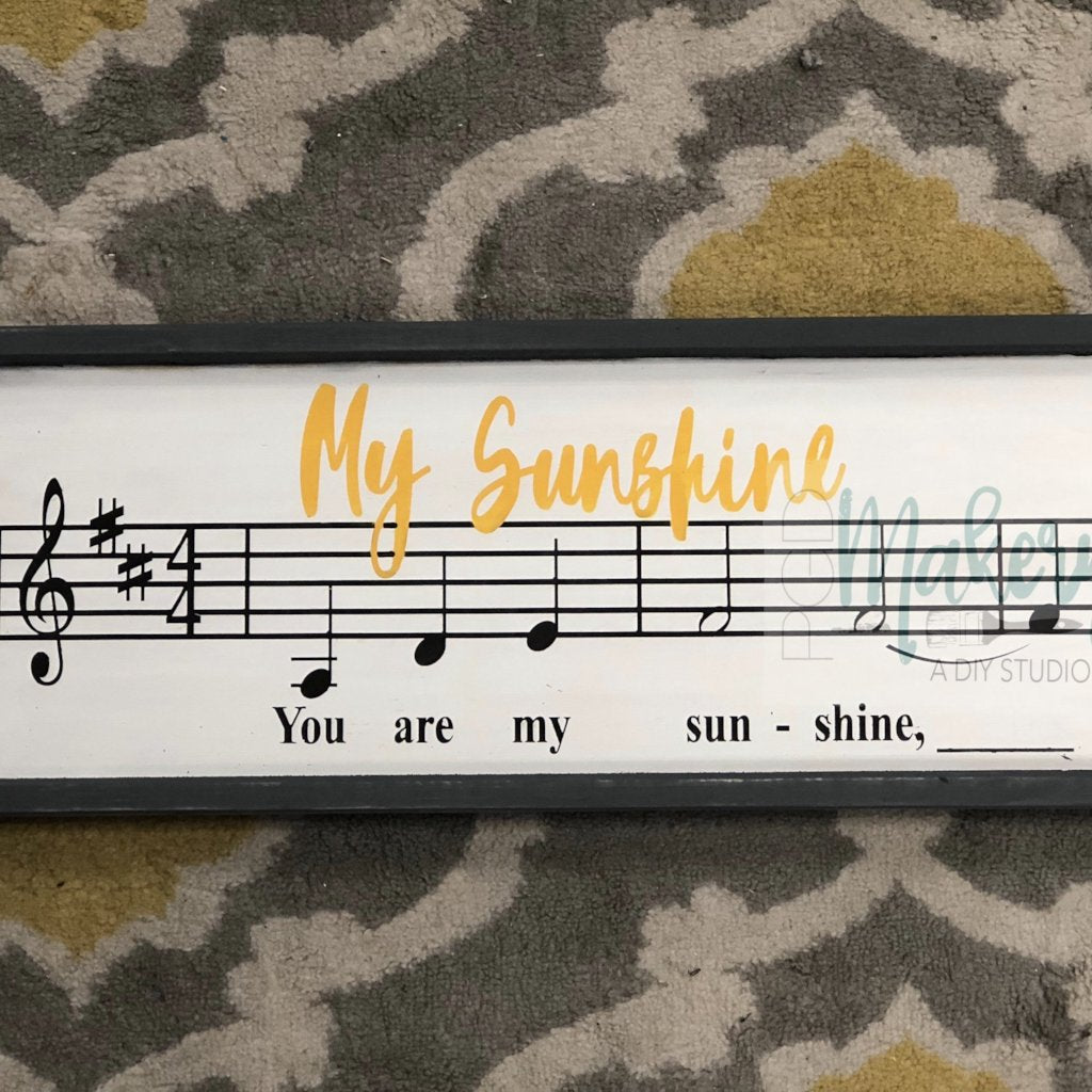 You Are My Sunshine: SHEET MUSIC DESIGN - Paisley Grace Makery