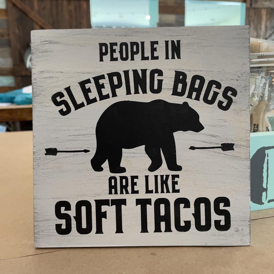 People In Sleeping Bags Are Like Soft Tacos: MINI DESIGN - Paisley Grace Makery