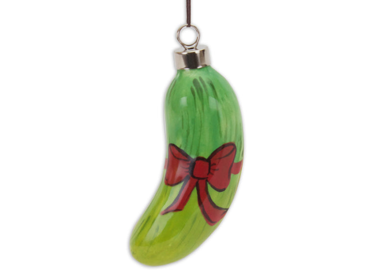 Pickle Ornament Ceramic - Paisley Grace Makery