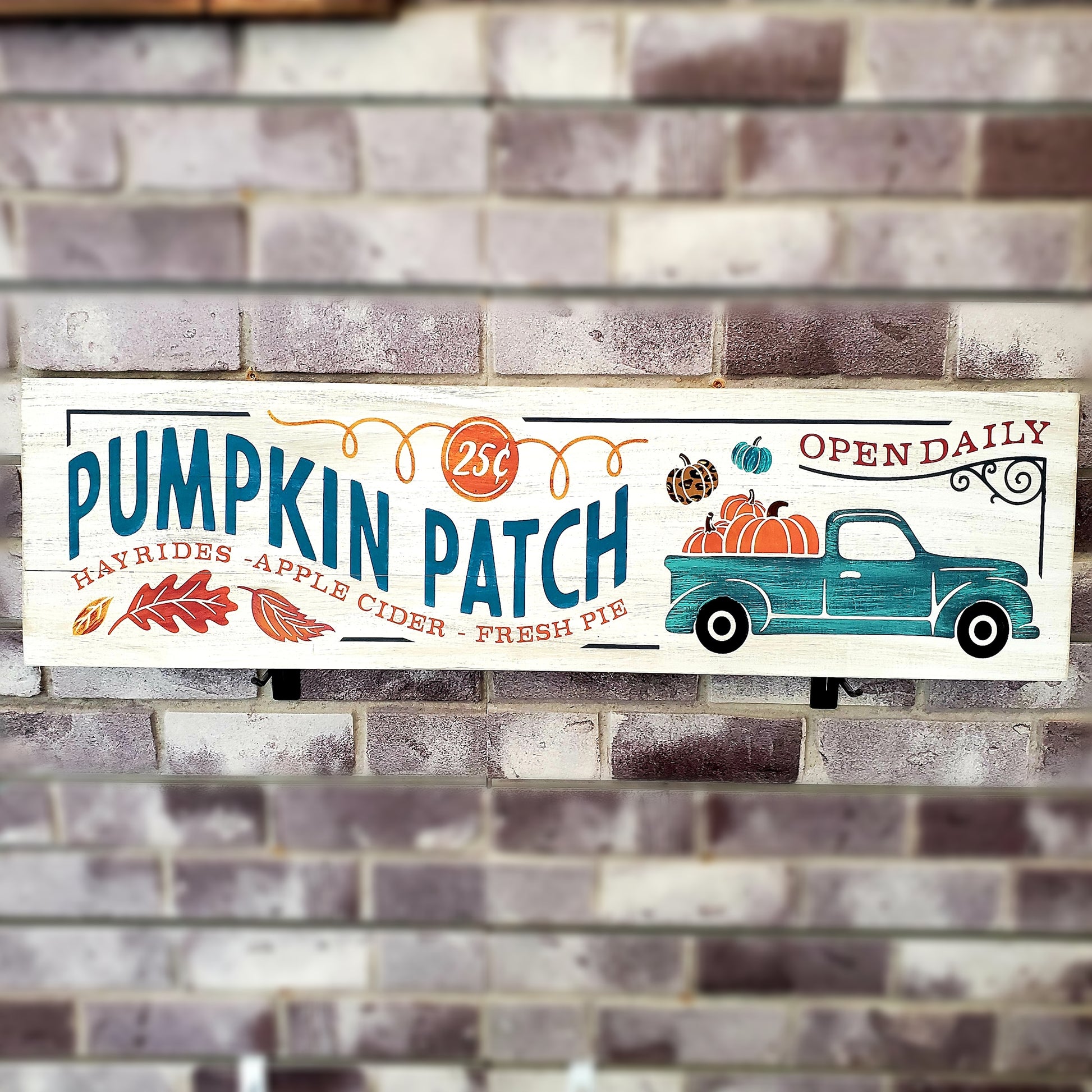 Pumpkin Patch Truck: Plank Design - Paisley Grace Makery