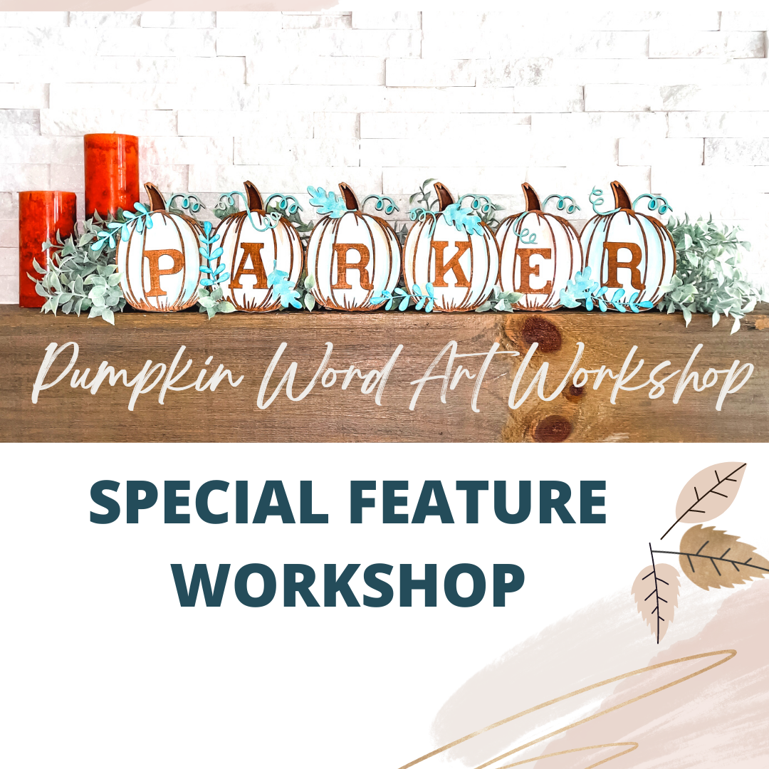 Pumpkin Word Art Workshop - Paisley Grace Makery