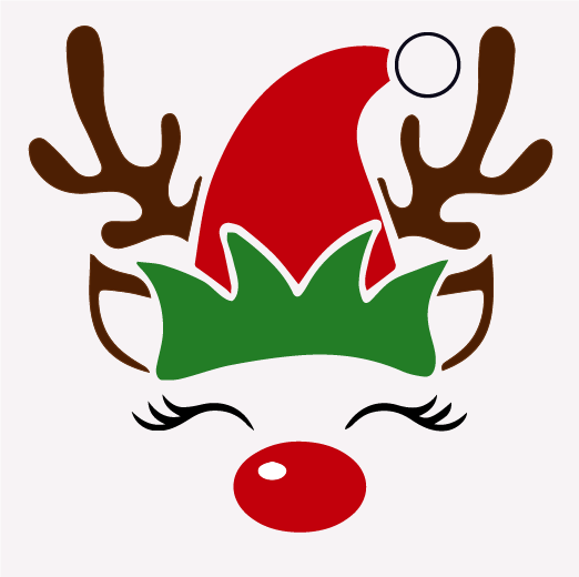 Elf Reindeer (RETIRING) - MINI DESIGN - Paisley Grace Makery