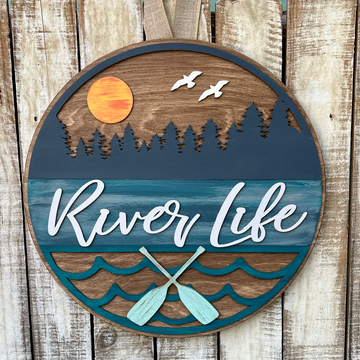 River Life: 3D Round Design & Swappable Design - Paisley Grace Makery