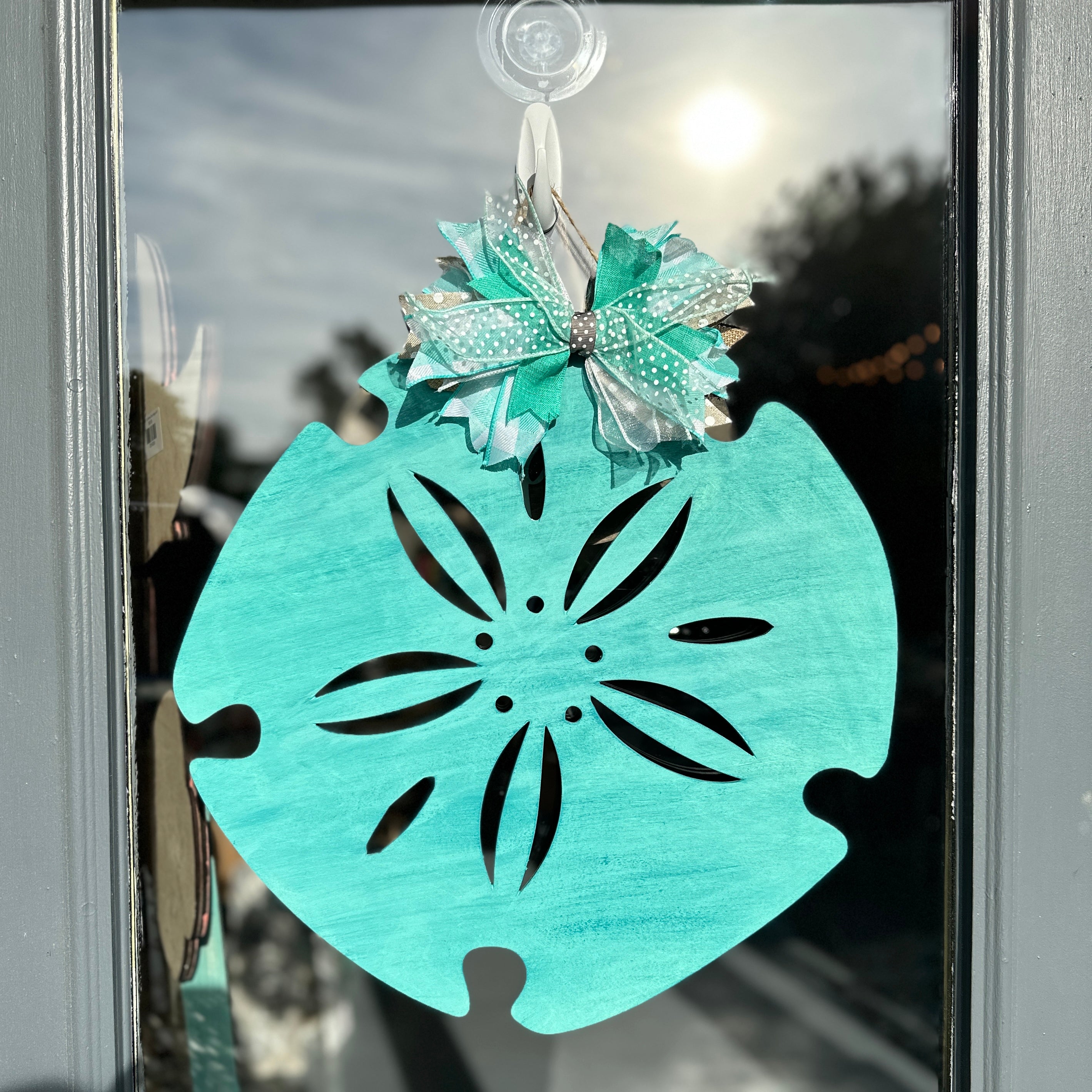 Sand Dollar Door Hanger Laser Cut P2390