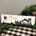 Silent Night Holy Night Plank 8x24" DIY - Paisley Grace Makery