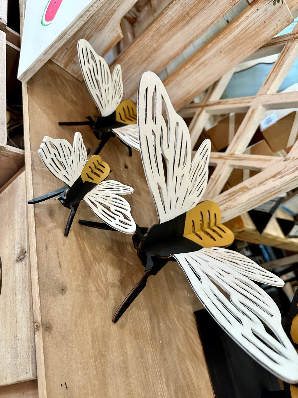 Standing Bees 3D Shelf Sitters