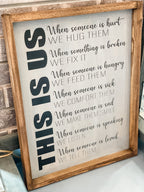 This is Us: When someone is: SIGNATURE DESIGN - Paisley Grace Makery