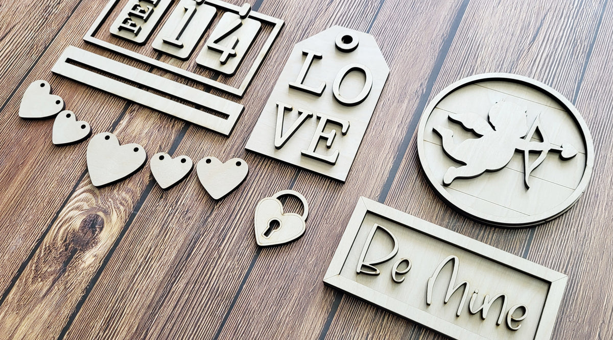 Cupid: Tiered Tray Collections - Paisley Grace Makery