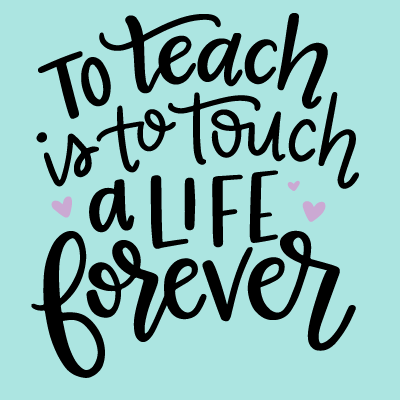 To Teach is to Touch a Life Forever: MINI DESIGN - Paisley Grace Makery