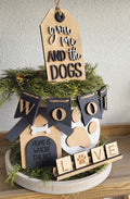 Dog Lovers Tiered Tray Collections P2365