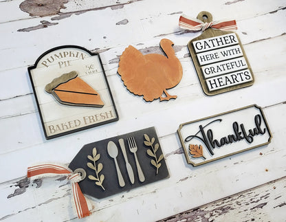 Thanksgiving Pie: Tiered Tray Collections - Paisley Grace Makery